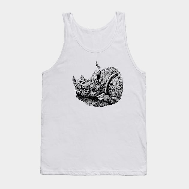 Rhinoceros Tank Top by Guardi